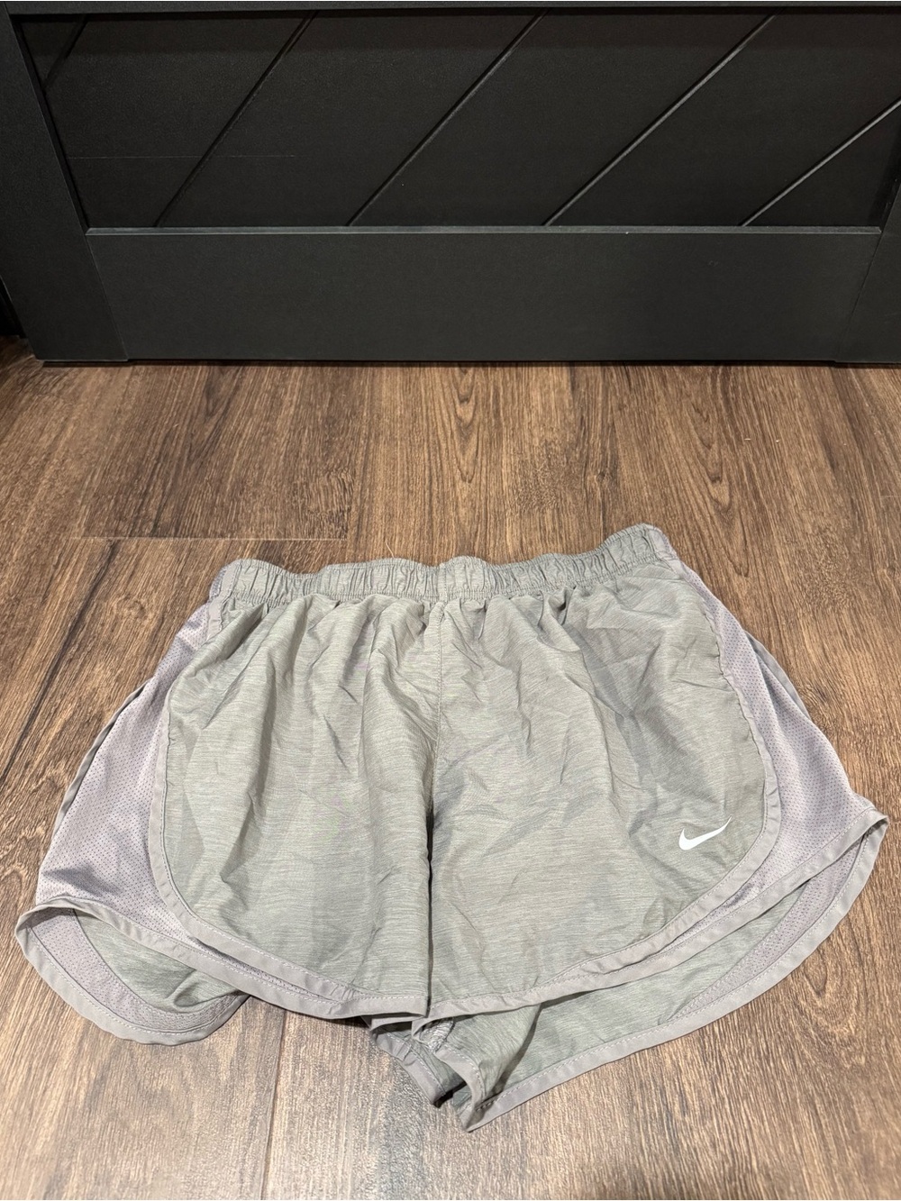 Nike Women’s Light Gray Athletic Running Shorts